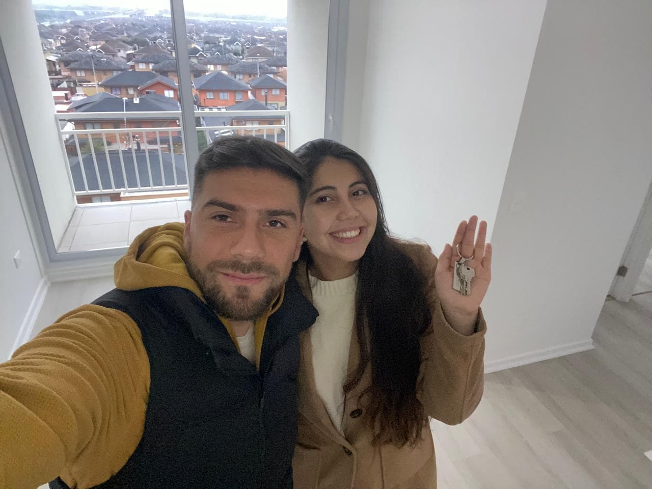 Daniela Zúñiga en su nueva casa